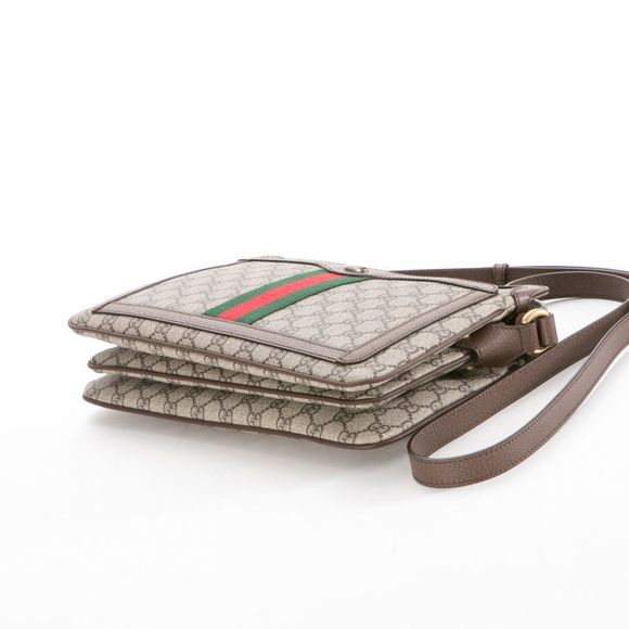 Gucci GG Supreme Shoulder Bag OPHIDIA Beige - Picture 3 of 5
